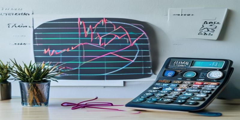 Kelly Criterion formula written on a whiteboard with a calculator next to it